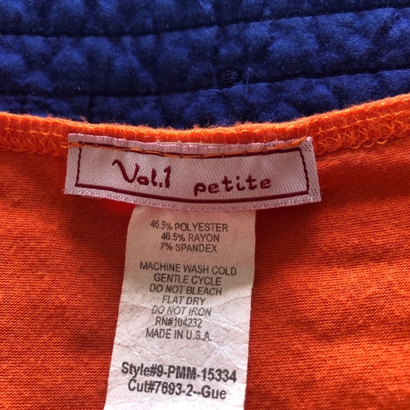 Vol 1 Petite Top - Picture 3 of 3